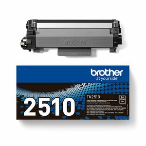 Brother TN-2510 Original High Yield Laser Toner Cartridge - Black - 1 Pack - 1200 Pages