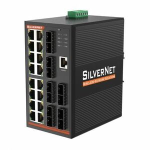 SilverNet 7 16 Ports Manageable Ethernet Switch - Gigabit Ethernet, 10 Gigabit Ethernet - 1000Base-T, 1000Base-X, 10GBase-
