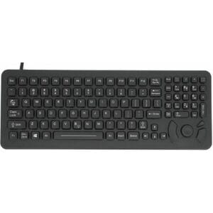 Honeywell Rugged Keyboard - Cable Connectivity - DB9 Interface - Black - Tablet, Vehicle Mount Computer