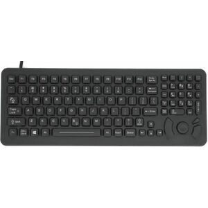 Honeywell Robust Tastatur - Kabel Konnektivität - DB9 Schnittstelle - Schwarz - Tablet, Incar Computer