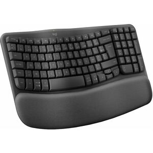 Logitech Wave Keys Tastatur - Kompakt - Kabellos Konnektivität - USB Typ-A Schnittstelle - Schweizerisch, Schweiz - QWERTZ