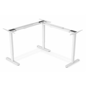 Digitus Tabelle Base - Weiß Basis - 3 Beine - Höhenverstellbar - 2080 mm Höhe - Workstation