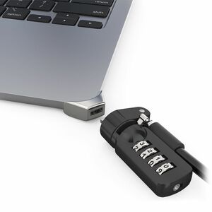 Compulocks Ledge Lock Adapter for MacBook Air 15" M2 with Combination Cable Lock Silver - for MacBook Air