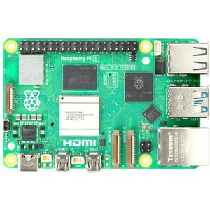 Raspberry Pi 5 Single Board Computer - Cortex A76 - Quad-Core - 2,40 GHz - 4 GB - LPDDR4X - Wireless LAN - Bluetooth - HDM