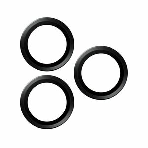 PanzerGlass Hoops Camera Lens Protector - Black Metal - Aluminium