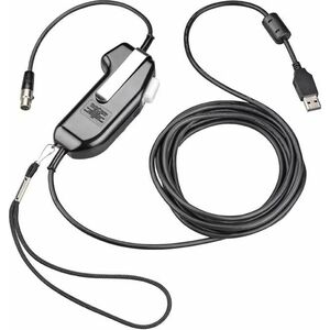 Poly SHS 2355-12 Wired Mono Headset - TAA Compliant - Monaural - USB