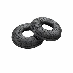 Poly Ear Cushion - Black - Leatherette - 2 / Pack