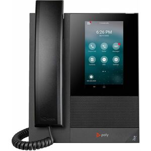 Téléphone IP Poly CCX 400 - Filaire - Filaire - Bureau, Fixation au mur - VoIP - 2 x Réseau (RJ-45) - PoE Ports