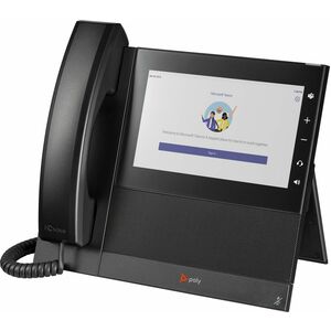 Poly CCX 600 IP-Telefon - Schnurgebunden - Verkabelt/Kabellos - Wi-Fi, Bluetooth - Desktop - Schwarz - 24 x Gesamtleitung 