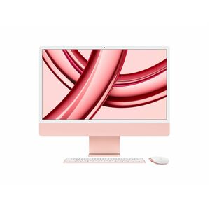 Apple iMac MQRT3KS/A All-in-One Computer - Apple M3 - 8 GB - 256 GB SSD - 61 cm (24") 4.5K - Desktop - Pink - Apple M3 Chi