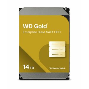 WD Gold Festplatte - 3,5" Intern - 14 TB - SATA (SATA/600) - Conventional Magnetic Recording (CMR) Method - 7200U/Min - 51