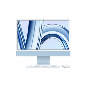 Computer Tutto in uno Apple iMac MQRQ3T/A - Apple M3 - 8 GB - 256 GB SSD - 61 cm (24") 4.5K - Desktop - Blu - Apple M3 Chi
