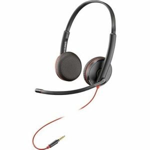 Cuffie Poly Blackwire C3225 Cavo On-ear, Over-the-head Stereo - Nero - Binaural - Supra-aural - 32 Ohm - 20 Hz a 20 kHz - 