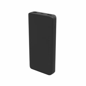 mophie Essential Power Bank - Black - For USB Type A Device, USB Type C Device, Smartphone - 20000 mAh - USB Type-C Connec