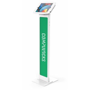 Suppporto per tablet PC Compulocks Space BrandMe - Fino a 25,9 cm (10,2") Supporto schermo - Pavimento - Alluminio - Bianco