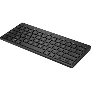 HP 350 Rugged Keyboard - Wireless Connectivity - Black - Bluetooth - 5.2 - ChromeOS - Mobile Phone, Tablet, Notebook, Desk