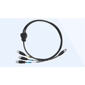 Zebra USB Splitter - 3.28 ft USB Data Transfer Cable for RFID Reader - First End: 1 x M12 - Male - Second End: 3 x M12 - F