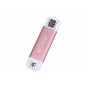 Transcend ESD310 1 TB Portable Solid State Drive - External - Pink - Desktop PC, Notebook, Gaming Console, Tablet, Smartph