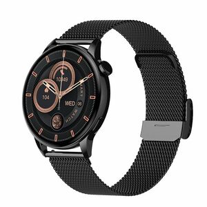 MaxCom FW58 Vanad Pro Smartwatch - Nero Body Color - Silicone, Metallo Band Material - Pedometro, Monitor battito cardiaco