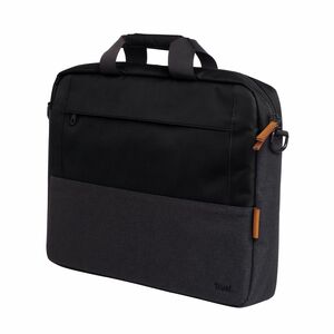 Trust Lisboa Tasche (Aktentasche) für 40,6 cm (16 Zoll) Notebook - Schwarz - Polyester Körper - Stoßsicher, Stoßfest, Wass