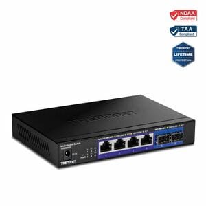 TRENDnet TEG-S562 4 Ports Ethernet Switch - 2.5 Gigabit Ethernet, 10 Gigabit Ethernet - 2.5GBase-T, 10GBase-X - TAA Compli