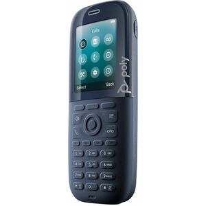 Poly Rove 30 Handset - Schwarz - Schnurlos - DECT - 6,1 cm (2,4 Zoll) Bildschirmgröße - Audio - Headset-Anschluss - 18 Stu