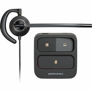 Poly EncorePro HW530 Com fios Capacete, Na orelha Mono Auscultadores - Preto - Monaural - Supra-aural - 20 Hz para 16 kHz 