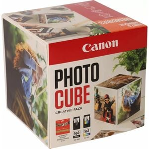 Canon ChromaLife100 PG-560 + CL-561 Original Standard Yield Inkjet Ink Cartridge/Paper Kit - Multi-pack - Black, Cyan, Mag
