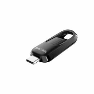SanDisk Ultra Slider SDCZ480-064G-G46 64 GB USB 3.2 (Gen 1) Type C Flash Drive - 128-bit AES - 300 MB/s Read Speed