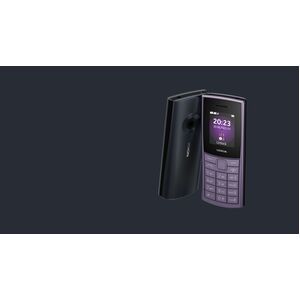 Nokia 110 4G (2023) Feature Phone - 4.6 cm (1.8") TFT LCD QQVGA 120 x 160 - 4G - Arctic Purple - Bar - 2 SIM Support - SIM