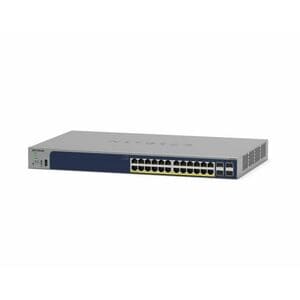 Netgear GS728TPPv3 24 Ports Manageable Ethernet Switch - Gigabit Ethernet - 10/100/1000Base-T, 1000Base-X - 4 Layer Suppor