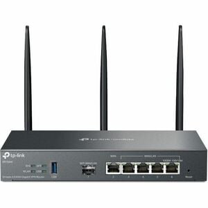 Routeur sans fil Omada ER706W - Wi-Fi 6 - IEEE 802.11 a/b/g/n/ac/ax - Ethernet - Bi bande - 2,40 GHz Bande ISM - 5 GHz Ban