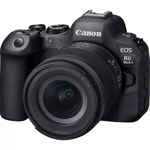 Canon EOS R6 Mark II 24.2 Megapixel Mirrorless Camera with Lens - 24 mm - 105 mm - Black - CMOS Sensor - Autofocus - 7.6 c