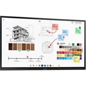 SHARP® AQUOS BOARD PN-LA862 Collaboration Display - LCD - InGlass - Touchscreen - 16:9 Aspect Ratio - 3840 x 2160 - Direct