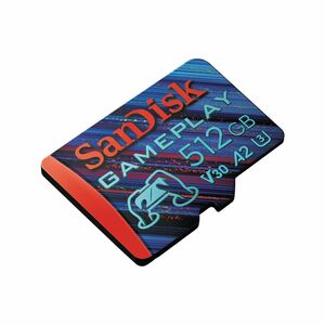 SanDisk GamePlay 512 GB UHS-I (U3) V30 microSD - 190 MB/s Read - 130 MB/s Write