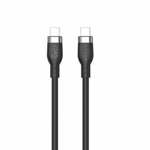 Targus HyperJuice HJ4001BKGL Charging Cable - 1 m - For USB Type C Device, MacBook - USB Type C / USB Type C - Black - Tan