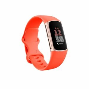 Fitbit Charge 6 Smart Watch - Rectangular - Heart Rate Monitor, Ambient Light Sensor, Electrical Heart Sensor, Optical Hea