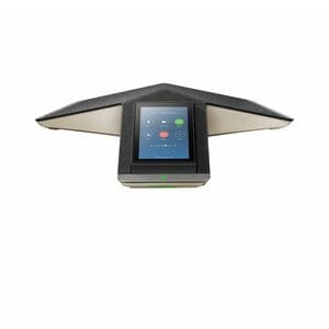 Poly Trio C60 IP Conference Station - Corded/Cordless - Wi-Fi - Tabletop - Black - TAA Compliant - 3 x Total Line - VoIP -