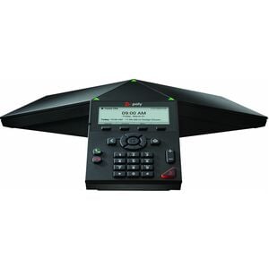 Poly Trio 8300 IP Conference Station - Corded/Cordless - Wi-Fi, Bluetooth - Black - TAA Compliant - 8.9 cm (3.5") LED - 1 
