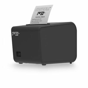 Custom P3L Retail, Hospitality Direct Thermal Printer - Monochrome - Wall Mount - Receipt Print - Ethernet - USB - USB Hos
