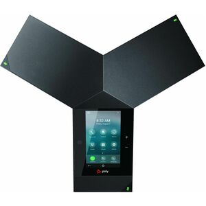 Poly Trio IP Conference Station - Corded/Cordless - Bluetooth, Wi-Fi, NFC - Black - VoIP - 12.7 cm (5") LCD - IEEE 802.11a