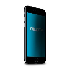 Dicota Secret Silicone, Polyethylene Terephthalate (PET) Privacy Screen Protector - For LCD iPhone - Scratch Resistant