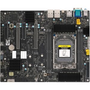 Supermicro H13SRA-TF 工作站主板 - AMD TRX50 芯片组 - Socket SP6 LGA-4844 - ATX - 1 TB DDR5 SDRAM 最大内存 - DIMM, RDIMM - 4 x 内存插槽 - G