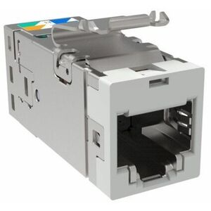 NETCONNECT Network Connector - 24 - 1 x RJ-45 Network - Female - Shielding - Grey