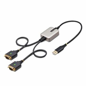 StarTech.com 60.96 cm Serial/USB Data Transfer Cable - 1 - Cable for Desktop Computer, Notebook, Peripheral Device, Monito