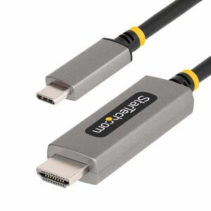 StarTech.com 3 m HDMI/USB-C A/V Cable - 1 - Cable for Audio/Video Device, Monitor, Notebook, MacBook Pro - First End: 1 x 