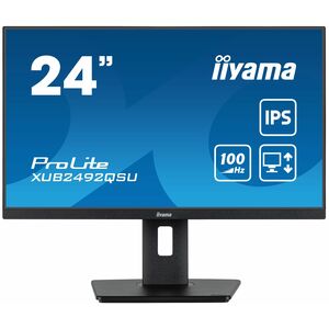 Moniteur LED iiyama ProLite XUB2492QSU-B1 24" Class WQHD - 16:9 - Noir mat - 60,5 cm (23,8") Viewable - Technologie IPS - 