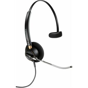 Poly EncorePro 500 510V Wired Over-the-head, On-ear Mono Headset - Black - Monaural - Supra-aural - 78.5 cm Cable - Voice 
