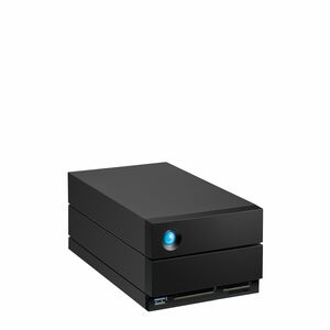 LaCie 2big Dock STLG48000400 2 x Total Bays DAS Storage System - 48 TB HDD - 48 TB Installed HDD Capacity - Thunderbolt 4 