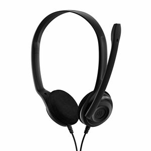 EPOS PC 3 Chat Wired On-ear Stereo Headset - Black - Binaural - Ear-cup - 32 Ohm - 42 Hz to 17 kHz - 200 cm Cable - Uni-di